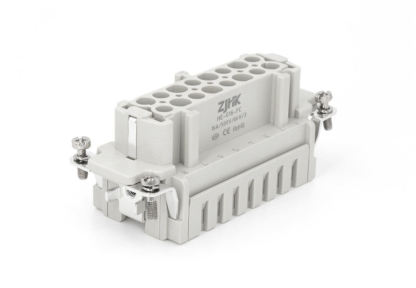 16kolíkový konektor pro vysoké zatížení lisovaný za studena